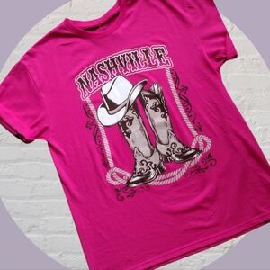 NWOT Rebellious One Pink Nashville Boots Top Sz Large